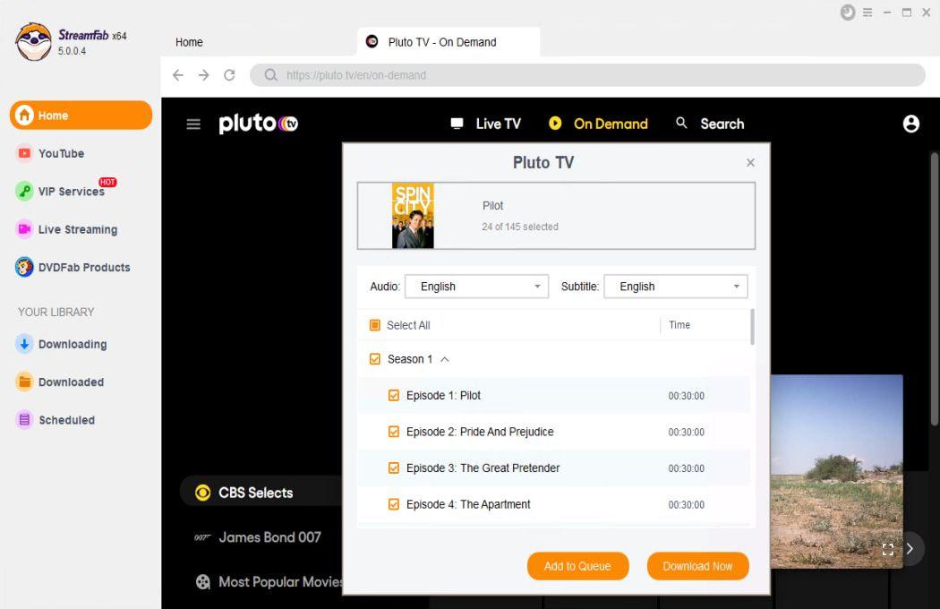 download pluto tv:StreamFab Pluto TV Downloader