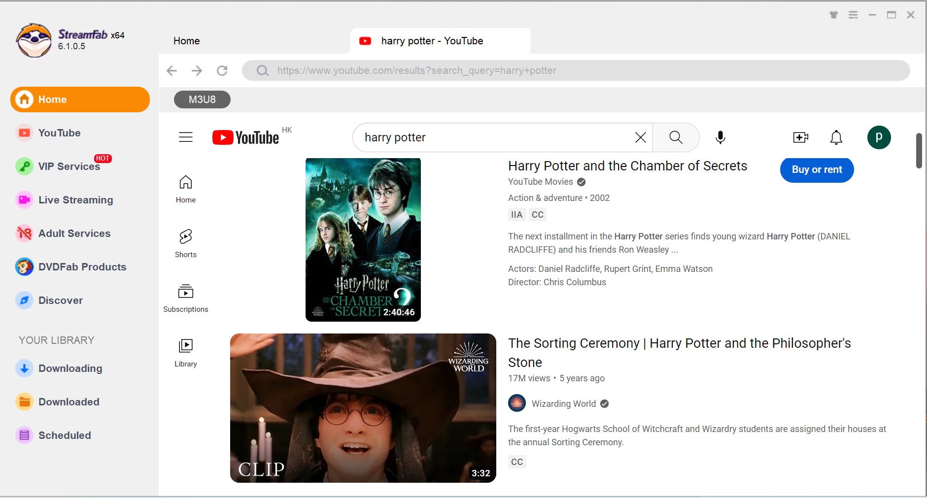 harry potter movie download